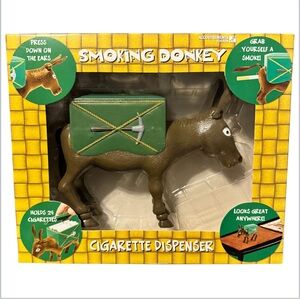 Smoking Donkey Plastic Cigarette Dispenser - 2002 - Accoutrements Vintage NIB